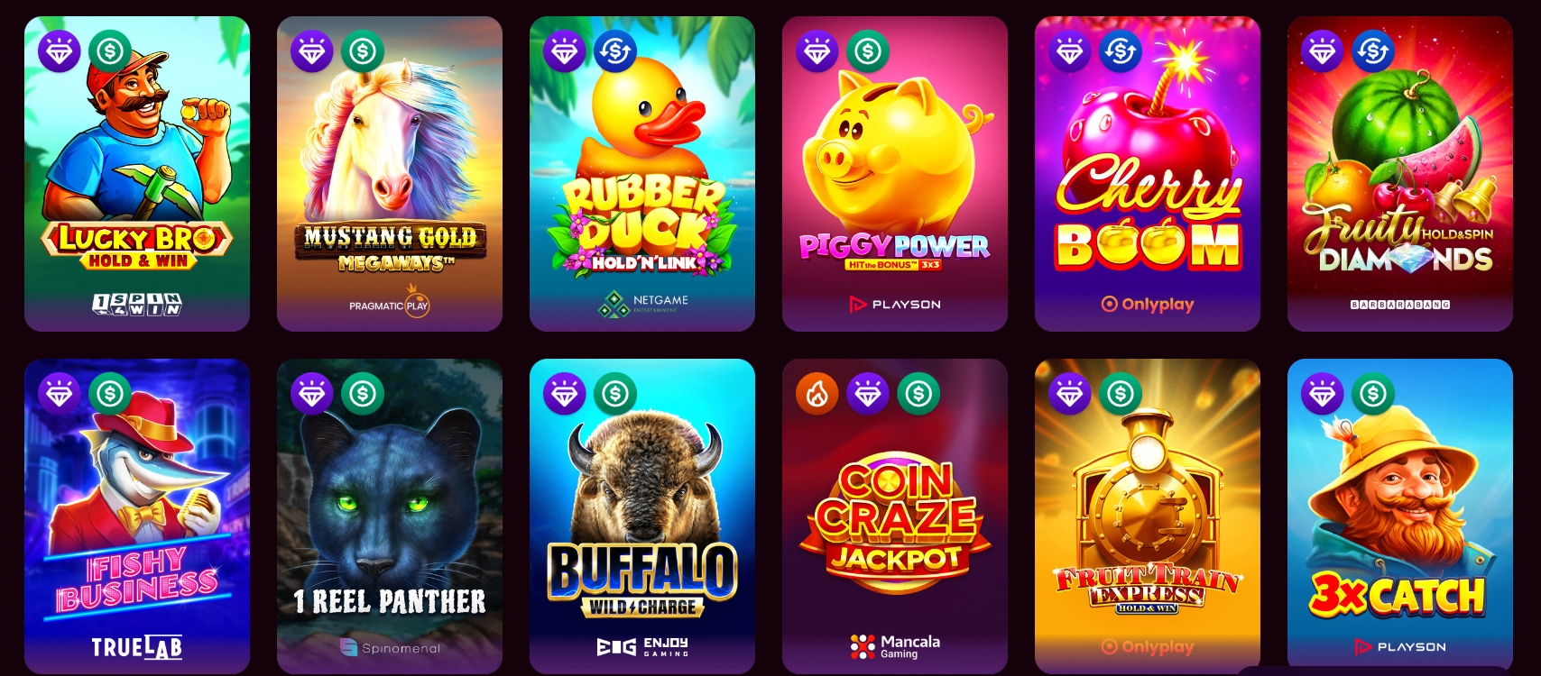 betrouwbaar LuckyHills Casino welkomstbonus promotiebanner